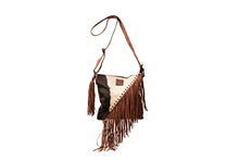 Load image into Gallery viewer, STS Ranchwear Cowhide Teton Crossbody Ladies Leather Brown