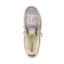 Load image into Gallery viewer, Pendleton Bosal Women's Slip-On Boat Shoe - Cotton, Wool, & Elastic Laces