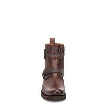 Load image into Gallery viewer, Cuadra Men's Boot in Genuine Leather with Zipper Brown