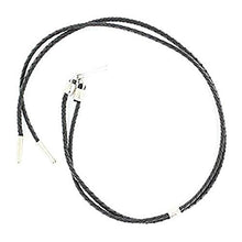 Load image into Gallery viewer, M & F Western Mens Braided With Tips Stampede String (Black)