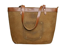 Load image into Gallery viewer, STS Ranchwear Calvary Tote Ladies Leather Distressed Brown