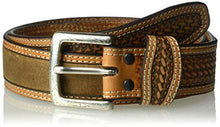 Load image into Gallery viewer, ARIAT Unisex-Adult's Basket Billet Double Stitch Edge Belt