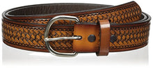 Load image into Gallery viewer, Nocona Men's Hired Brown Basket Belt