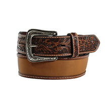 Load image into Gallery viewer, Ariat Men's Embossed Tab Medium Belt