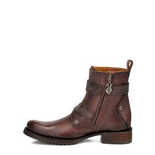 Load image into Gallery viewer, Cuadra Men's Boot in Genuine Leather with Zipper Brown
