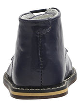 Load image into Gallery viewer, Josmo Infant/Toddler Boy's First Walker Black Ostrich Lace Up Oxfords Shoes