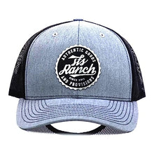 Load image into Gallery viewer, STS Ranchwear Bottle Cap Patch Hat - Adjustable Snapback Trucker Style Hat, Gray/Black