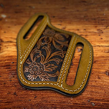 Load image into Gallery viewer, M&F Western Products (WSL)MF Ariat Floral Embossed Knife Sheath Brown