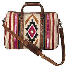 Load image into Gallery viewer, Ariat Wool Blanket Pattern Overnight Duffle, Multicolor