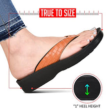 Load image into Gallery viewer, AEROTHOTIC Women's Comfortable Arch Support Summer Orthotic Flip Flops Sandals