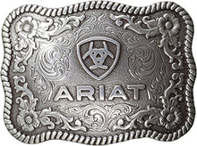 Load image into Gallery viewer, Ariat Men's Scalloped Rectangular Filigree Belt Buckle