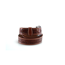Load image into Gallery viewer, Nocona Belt Co. Men's Tan Mexican Floral Emboss, 40 | 701340432048