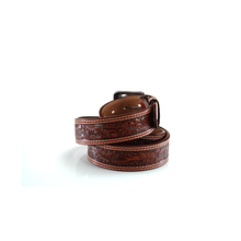 Load image into Gallery viewer, Nocona Belt Co. Men's Tan Mexican Floral Emboss, 40 | 701340432048