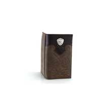 Load image into Gallery viewer, Ariat Ariat Shield Boot Stitch Rodeo Wallet Wallet Medium Distressed Brown One Size | 701340484757