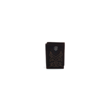 Load image into Gallery viewer, Ariat Men's Boot Embroidery Tri-Fold, Medium Brown, One Size