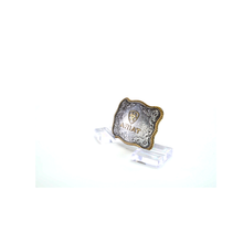 Load image into Gallery viewer, Ariat Men's Rectangle Round Edge Belt Buckle, Silver, Gold, OS | 701340554023