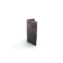 Load image into Gallery viewer, Ariat Men's Cross Corner Inlay Rodeo Western Wallet, Brown, One Size | 701340569607