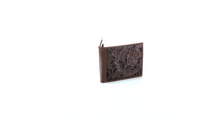Load image into Gallery viewer, ARIAT Men's Tonal Brown Floral Inlay Trifold Wallet, One Size | 701340579545