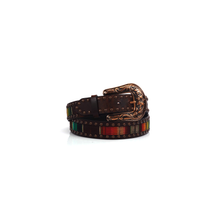Load image into Gallery viewer, Ariat Women's Serape Center Copper Nail Edge Belt, Multi/Color, Extra Large | 701340586338