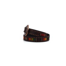 Load image into Gallery viewer, Ariat Women's Serape Center Copper Nail Edge Belt, Multi/Color, Extra Large | 701340586338