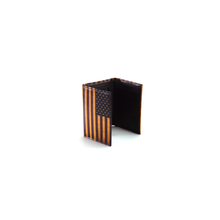 Load image into Gallery viewer, Nocona Belt Co. Unisex-Adult's Nocona Vintage Flag Trifold Wallet, Multi/Color | 701340595477