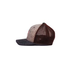 Load image into Gallery viewer, ARIAT Men's Earth Center Shield Mesh Flex Cap, Brown, Small/Medium | 701340613218