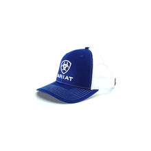 Load image into Gallery viewer, ARIAT Men's Lucas Snapback Cap Blue White Size One Size | 701340626256