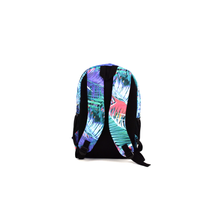 Load image into Gallery viewer, ARIAT Unisex Backpack Blue w/Palm Leaf Print One Size | 701340632196