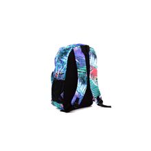 Load image into Gallery viewer, ARIAT Unisex Backpack Blue w/Palm Leaf Print One Size | 701340632196