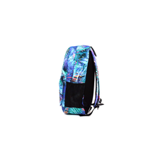 Load image into Gallery viewer, ARIAT Unisex Backpack Blue w/Palm Leaf Print One Size | 701340632196
