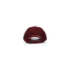 Load image into Gallery viewer, ARIAT Ladies Heather and Cork Patch Denim/Red Adjustable Snapback Hat | 701340669291