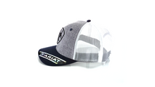 Load image into Gallery viewer, ARIAT Mens Snapback Grey Embroidery Navy | 701340669369