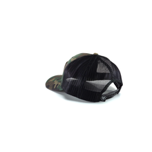Load image into Gallery viewer, ARIAT Men's Camo Snap Back Embroidered USA Flag Cap