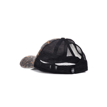 Load image into Gallery viewer, ARIAT Women's Black Leopard Ponyflo Cap with Velcro Closure | 701340706088