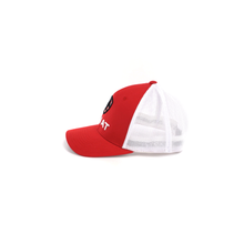 Load image into Gallery viewer, ARIAT Men's Red Flexfit USA Shield Logo Cap | 701340708839