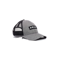 Load image into Gallery viewer, ARIAT Men's Grey Snapback Logo Cap | 701340711471