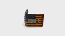 Load and play video in Gallery viewer, Nocona Belt Co. Unisex-Adult's Nocona Vintage Flag Bottle Clip Wallet, multi/color | 701340595491