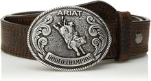 Load image into Gallery viewer, Ariat Boy's Rodeo Champion Belt (Little Kids/Big Kids) Brown 20" Waist --|-- 1425