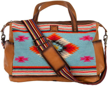 Load image into Gallery viewer, STS Ranchwear Saltillo Backpack/Diaper Bag Light Blue/Orange/Pink One Size --|-- 725