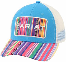 Load image into Gallery viewer, ARIAT Ladies Snap Back Striped Hat, Multicolored --|-- 15939