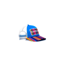 Load image into Gallery viewer, ARIAT Ladies Snap Back Striped Hat, Multicolored | 701340691711