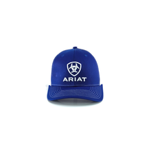 Load image into Gallery viewer, ARIAT Men&#39;s Lucas Snapback Cap Blue White Size One Size | 701340626256 
