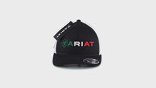 Load and play video in Gallery viewer, ARIAT Mexican Flag Lettering Cap, Black | 701340669420



