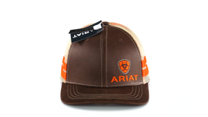 ARIAT Men's Oil Corner Side Stripe Mesh, Brown, One Size | 701340559035