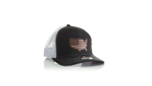 Load image into Gallery viewer, ARIAT America Leather Patch Cap Black One Size | 701340653177 
