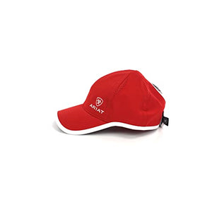 ARIAT Women's Red Ponyflo Cap with Velcro Closure