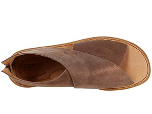 BORN Women's Comfortable IWA Leather Sandal Brown