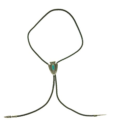 M&F Western Bolo Tie Arrowhead/Turquoise Stone One Size