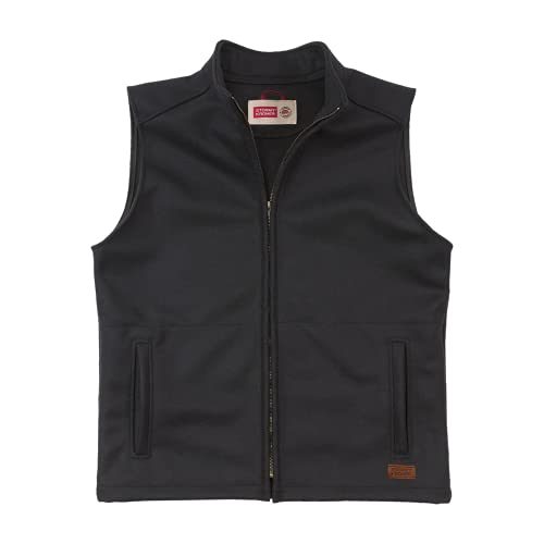 Stormy Kromer The Ironwood Vest - Men's Winter Zip Vest (Black, Large)