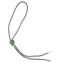 Load image into Gallery viewer, M&amp;F Western Bolo Tie Arrowhead/Turquoise Stone One Size
